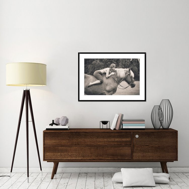 "Off To The Races" Framed Digital Print by Jae, 44x32"
