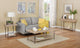 Thetford 21" Weathered Natural Wood and Metal End Table