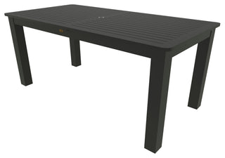 Rectangular 42x84 Counter Table, Weathered Acorn, Black
