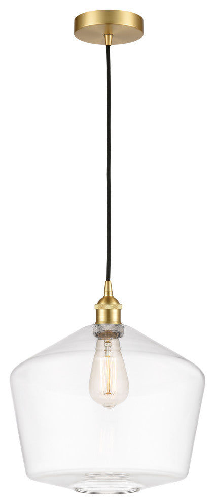 Innovations 616-1P-SG-G652-12-LED 1-Light Mini Pendant, Satin Gold