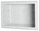 Swan 4x7x10 Solid Surface Soap Dish, Tahiti Gray