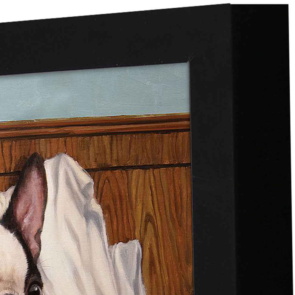 Dirty Dog Non-Glass Framed Art