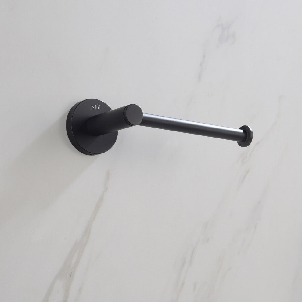 Circular Bathroom Tissue Holder KBA1402, Matte Black