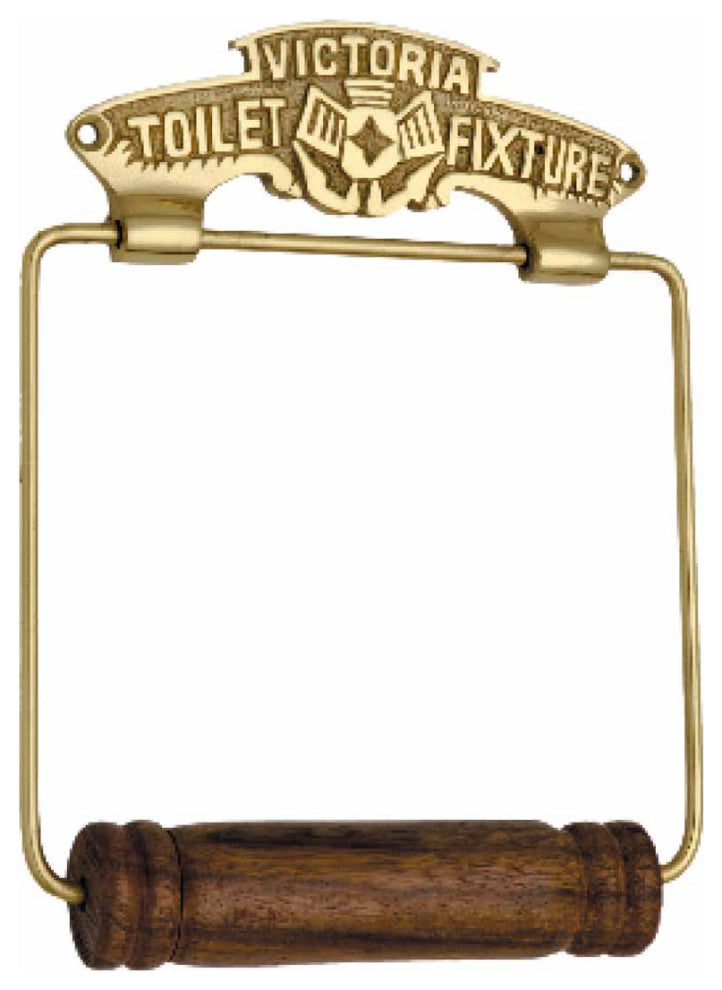 Solid Brass Wall Mount Toilet Paper Holder Stand Victorian Vintage Style Holder