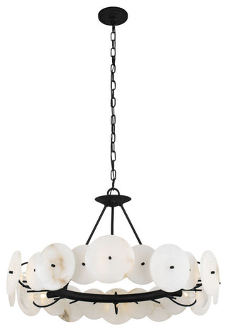 Cosmos 6-Lt Chandelier - Matte Black