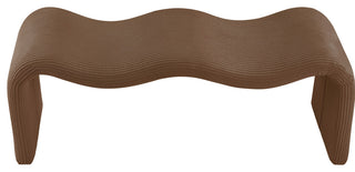 Willow Upholstered Bench, Saddle, Corduroy