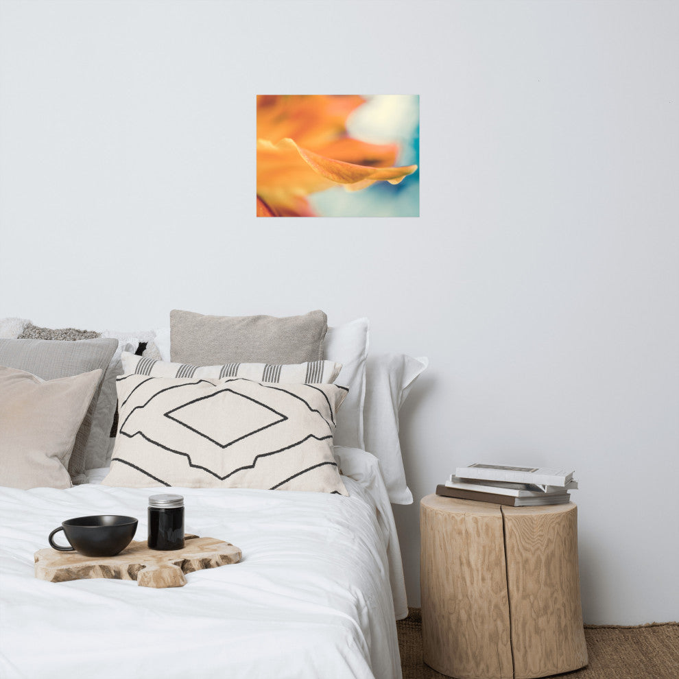 Serene Petals of Life Floral Nature Photography Unframed Wall Art Print, 18" X 24"