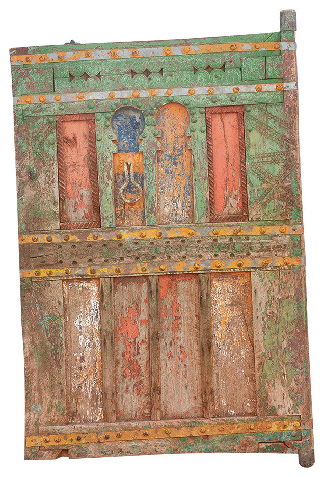 Early 1800's Colorful Moroccan Door