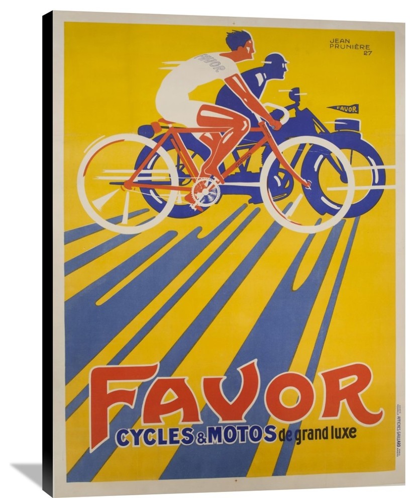 Favor Cycles Et Motos, 1927, 30"X40"
