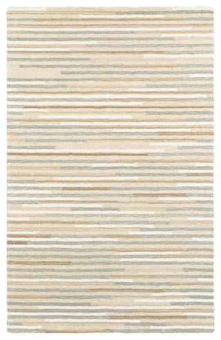 5" x 8" Beige and Gray Eclectic LinesArea Rug