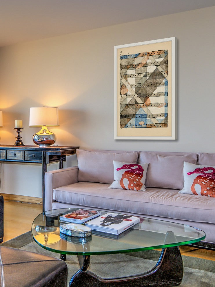 Marmont Hill, "Music in Motion" by Nikki Galapon Framed Painting Print, 30x45
