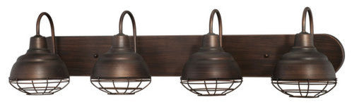 Millennium Lighting Neo-Industrial Vanity, Rubbed Bronze