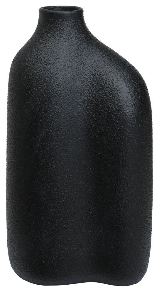 Challenger Textured Black Vase