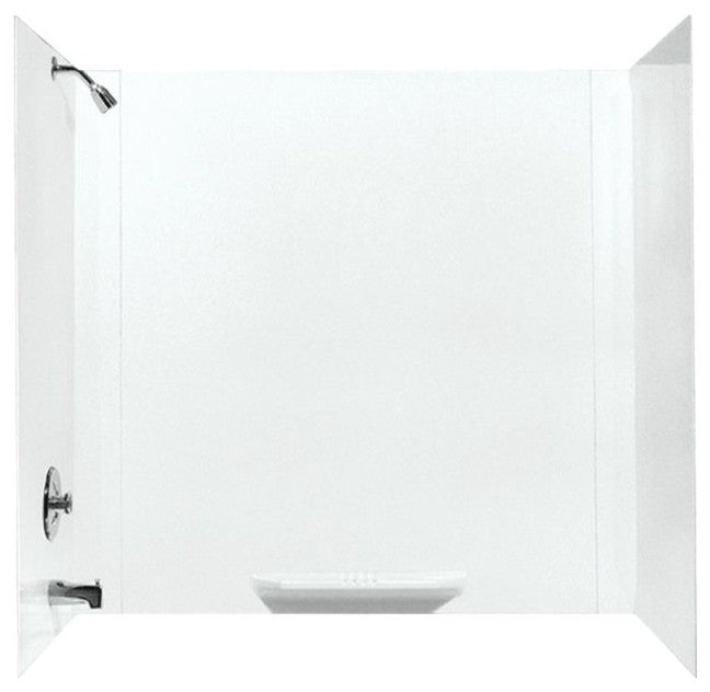 Mustee Bathtub Surround 60"x30"x58", White