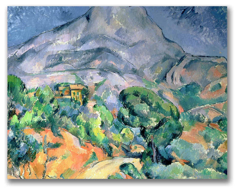 ''Mont Sainte-Victoire'' Canvas Art by Paul Cezanne