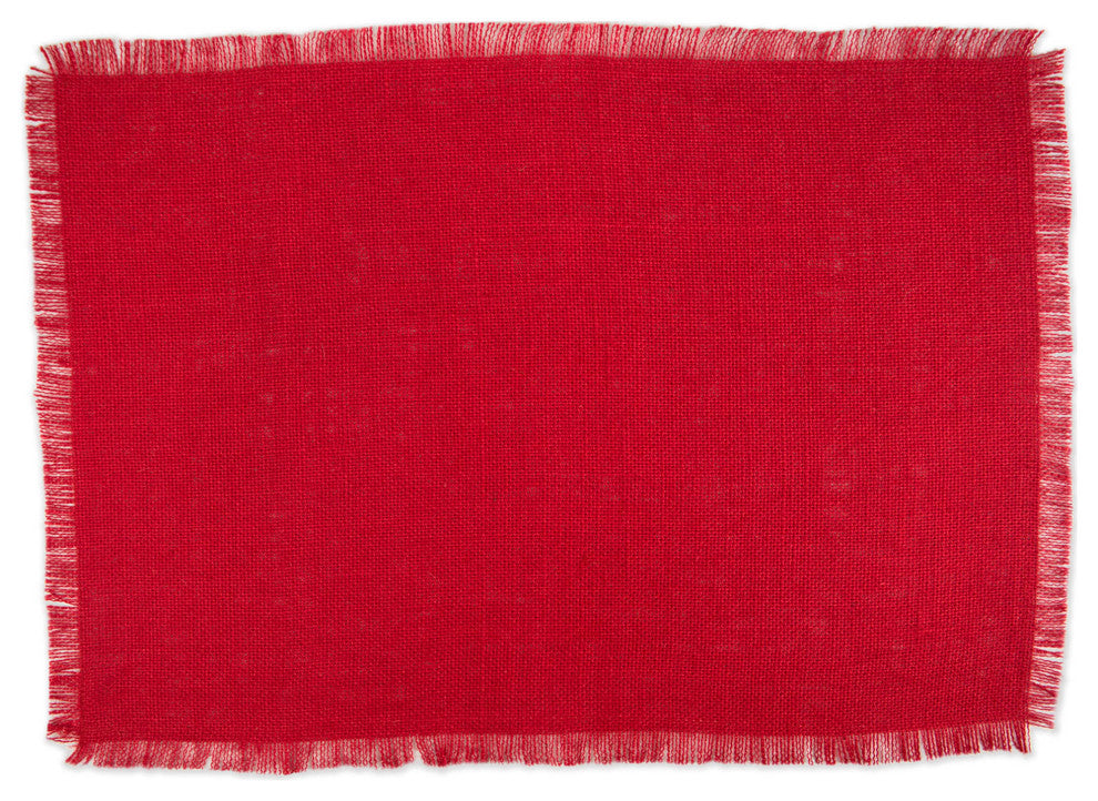 DII Tango Red Jute Placemat (Set of 6)