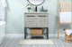 Sue 30" Single Bathroom Vanity, Concrete Gray