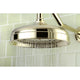 Kingston Brass 8" Raindrop Showerhead With 91 Water Channels, Polished Brass