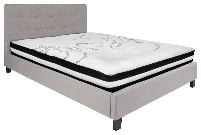 10" CertiPUR, US Certified Hybrid Pocket Spring Mattress, Mattress, a Box, Twin