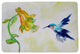 Betsy Drake Bird & Yellow Flower Door Mat 30x50