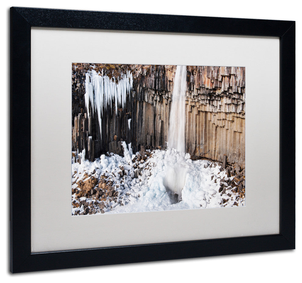 Michael Blanchette 'Columns' Art, Black Frame, White Mat, 20x16