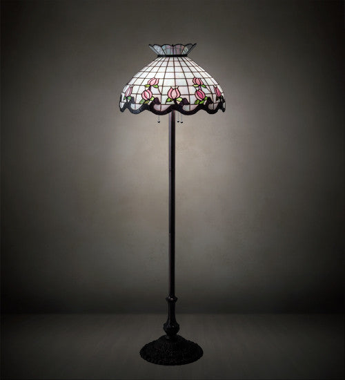 62 High Roseborder Floor Lamp