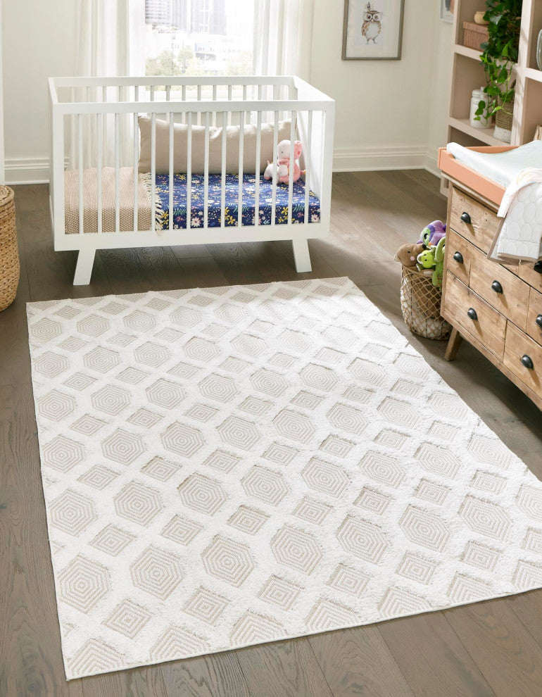 Unique Loom Sabrina Soto Casa Havana Area Rug, Beige, 5' 3 X 8' 0 Rectangular