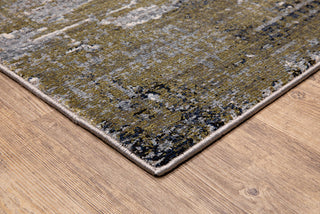 Oriental Weavers Caravan Blue and Green 7'10"x10'10" Indoor Rug