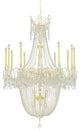 Elegant Esperanza Foyer Hall Light, Antique Bronze Finish With Royal Cut Crystal