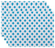 Cop-Ikat Geometric Print Placement, Turquoise, Set of 4