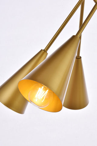 Carys 32" Pendant, Brass