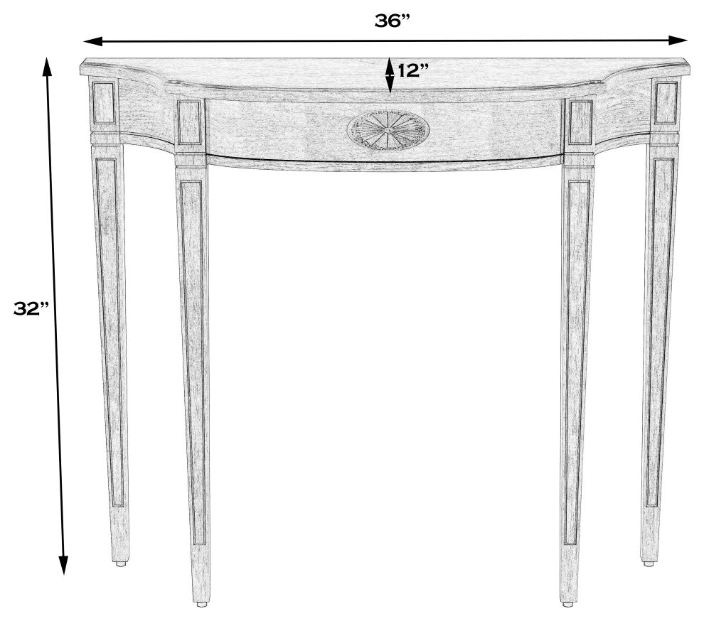 Chester Console Table, Beige