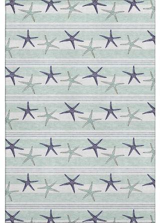 Addison Premium Washable Mayfield AMF191 Blue 8' x 10' Rug