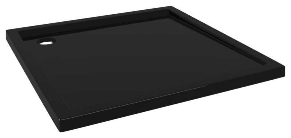 Vidaxl Square Abs Shower Base Tray Black 31.5"x31.5"