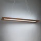 Tablet LED Linear Pendant 3000K, Dark Walnut