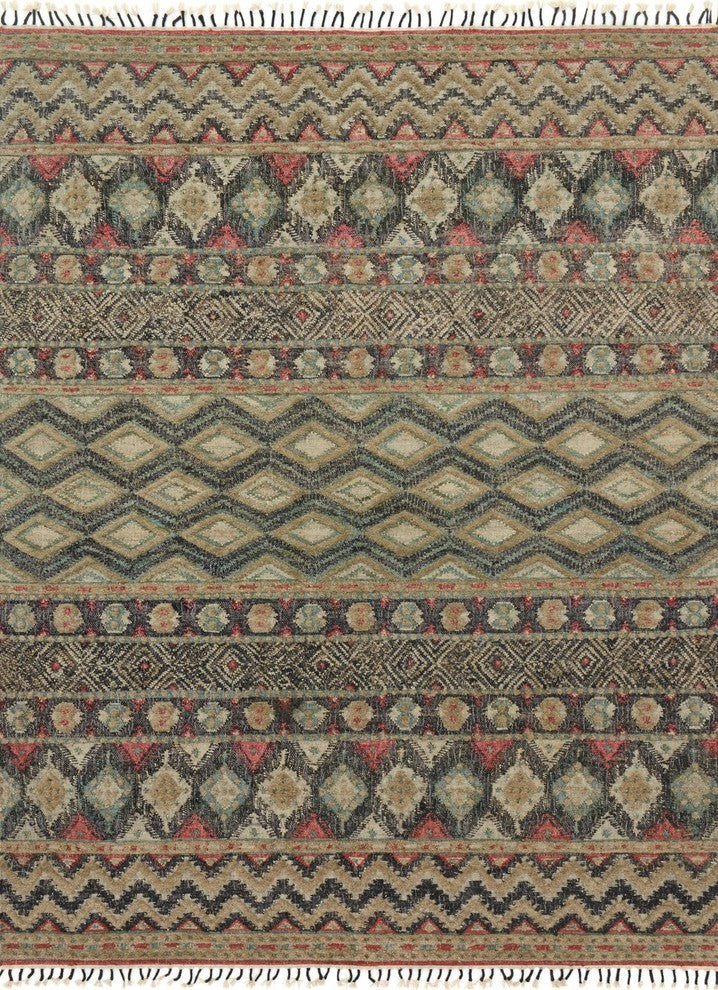 Owen Rug, Indigo/Sage, 3'6"x5'6"