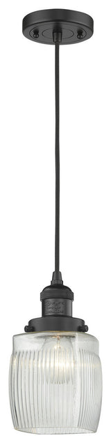 Innovations Lighting 201C-Bk-G302 1 Light 8 Inch Mini Pendant