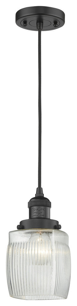 Innovations Lighting 201C-Bk-G302 1 Light 8 Inch Mini Pendant