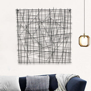 Black Square Abstract Wall Art