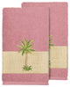 Colton 2-Piece Embellished Bath Towel Set, Tea Rose