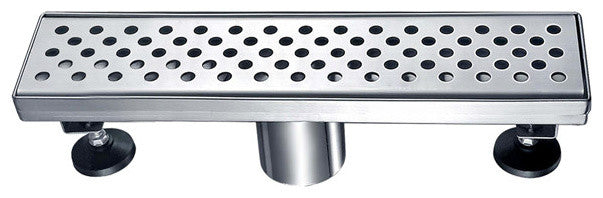 Dawn Rhone River Series, Linear Shower Drain 12"L