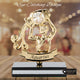 Matashi 24K Gold Plated Zodiac Astrological Figurine With Crystals, Aquarius