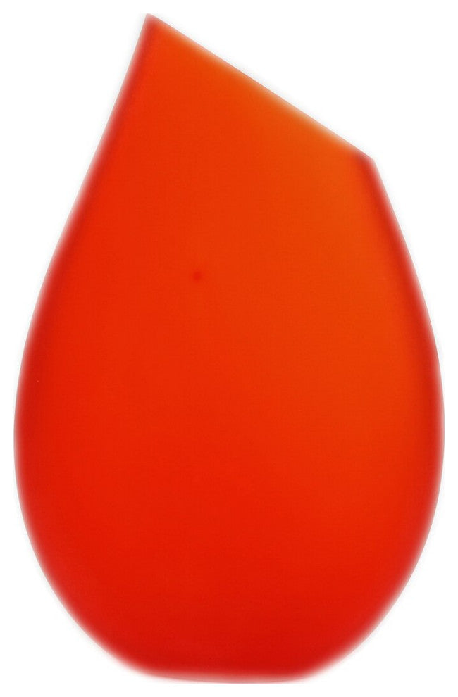 Murano Glass Brina Vase, Orange