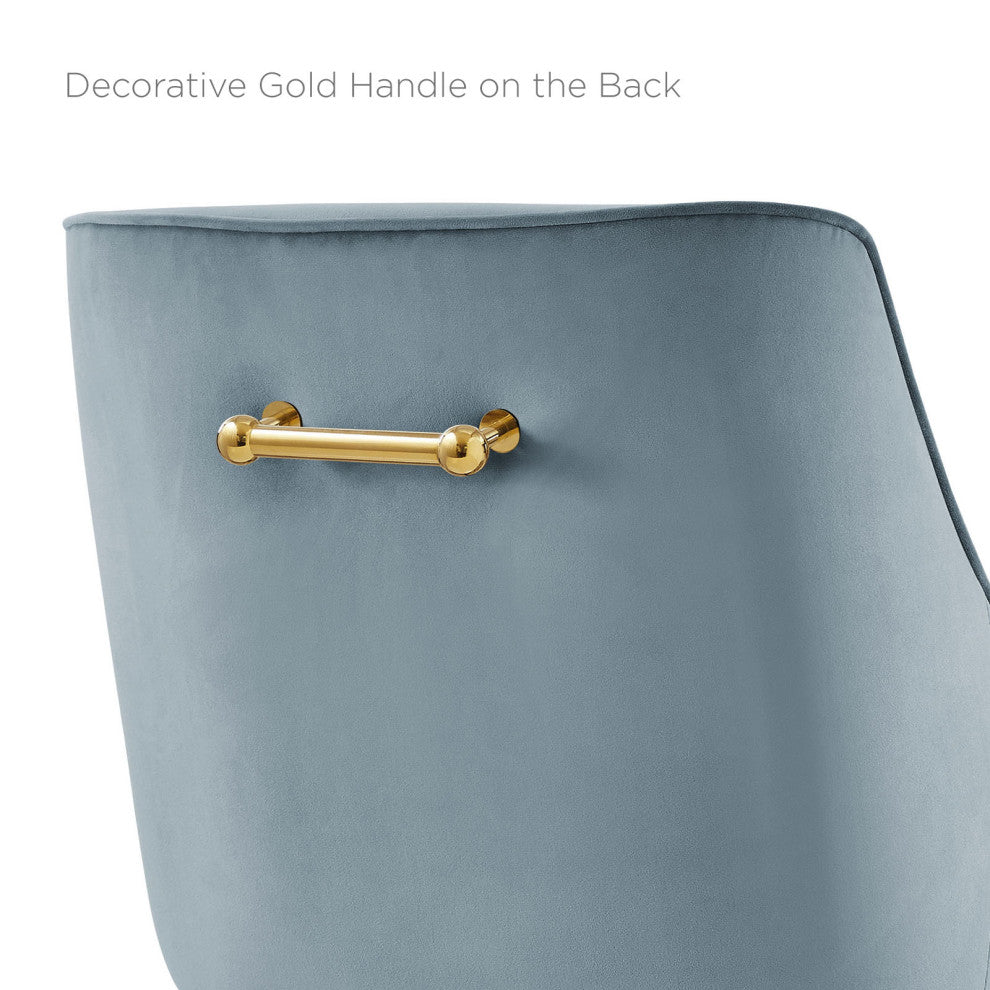 Discern Bar Stools - Set of 2 Light Blue -6037