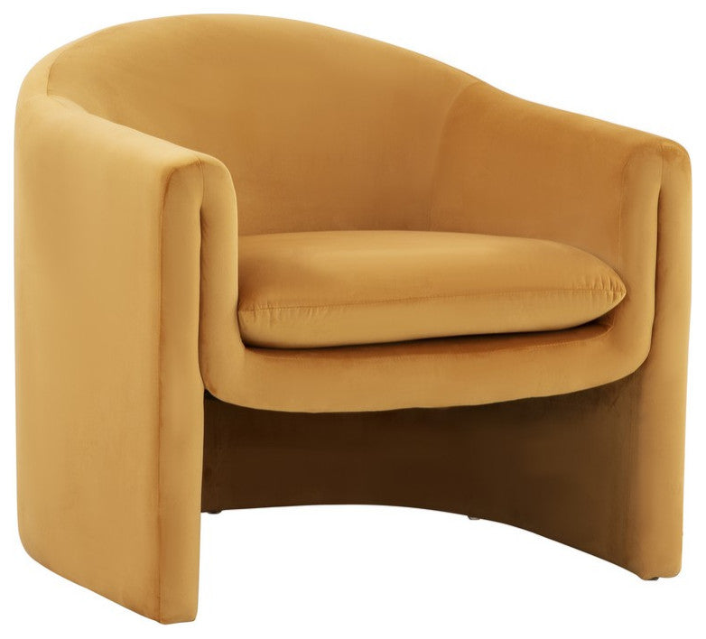 Safavieh Laylette Upholstered Accent Chair, Pumpkin Orange