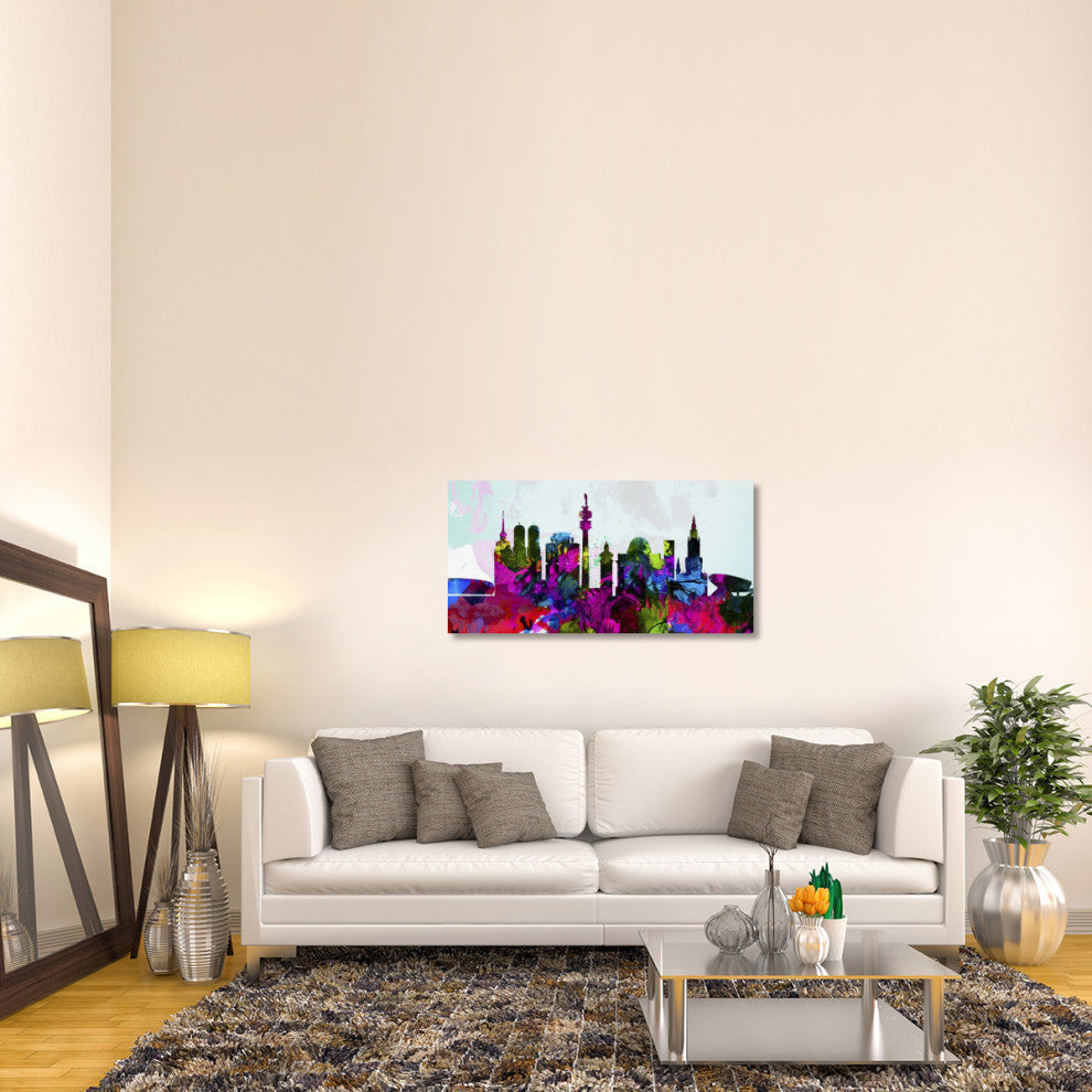 "Munich City Skyline" Fine Art Print