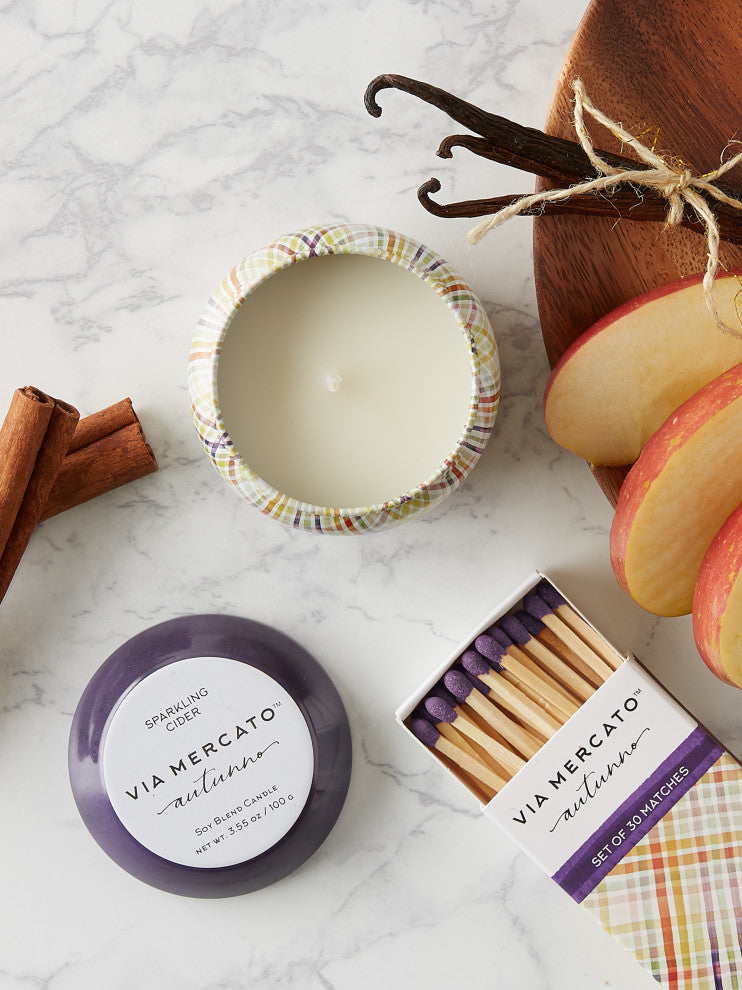3.5Oz Autunno Candle - Sparkling Cider