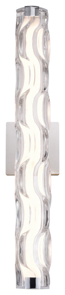 Vaxcel Lighting W0359 Marseille 1 Light 24"W LED Bath Bar - - Chrome