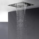 Trialo Solid Brass Recessed Color Changing Water Powered LED Shower System