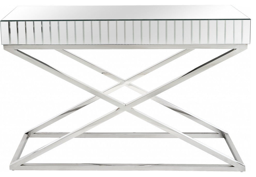 X Shaped Console Table